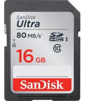 Tarjeta de Memoria MicroSD 16Gb ultra 80 SanDisk