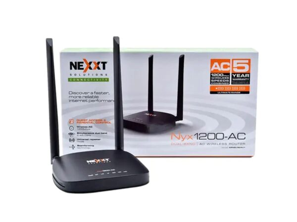Router Inalambrico NEXXT Doble Banda Nyx-1200-AC