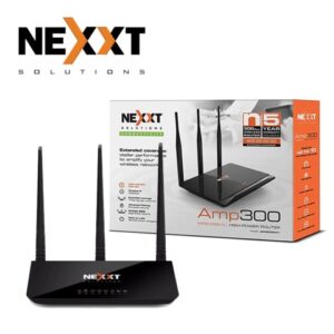 Router Inalambrico NEXXT Amp300 Rompe Muro 300Mbps