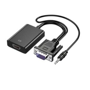 Adaptador conversor VGA a HDMI Full HD con audio