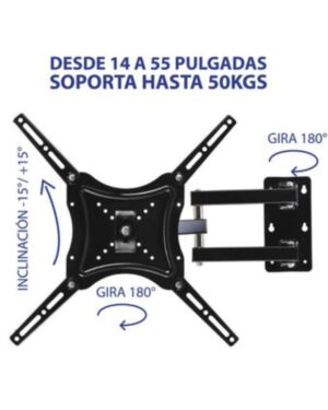 Soporte Universal para TV multiángulos 14"-55".
