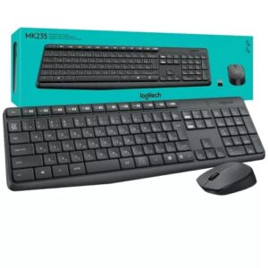 Mouse+teclado Logitech Inlámbrico MK235